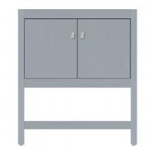 Strasser Woodenwork 71-631 - 30 X 21 X 34.5 Alki Spa Vanity Tiered Miter Silver Oak Std
