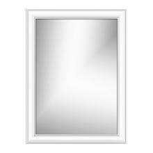 Strasser Woodenwork 71-674 - 24 X .75 X 32 Framed Mirror Non-Bev Tiered Miter Sat White