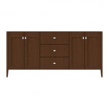 Strasser Woodenwork 71-918 - 72 X 21.5 X 34.5 Newhalem Vanity Slab Pecan Cherry Db