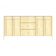 Strasser Woodenwork 71-920 - 72 X 21.5 X 34.5 Newhalem Vanity Slab Nat Maple Db