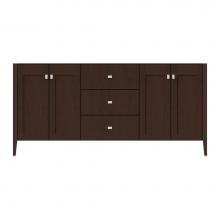 Strasser Woodenwork 71-945 - 72 X 19 X 34.5 Newhalem Vanity Slab Choc Cherry Db