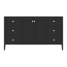 Strasser Woodenwork 71-952 - 60 X 21.5 X 34.5 Newhalem Vanity Slab Sat Black Sb
