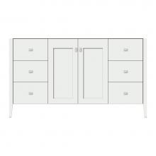 Strasser Woodenwork 71-956 - 60 X 21.5 X 34.5 Newhalem Vanity Slab Powder Grey Sb