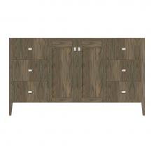 Strasser Woodenwork 71-970 - 60 X 21.5 X 34.5 Newhalem Vanity Slab Dusky Oak Sb
