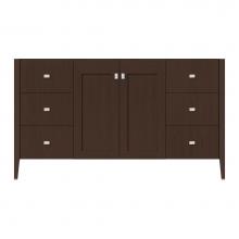 Strasser Woodenwork 72-010 - 60 X 19 X 34.5 Newhalem Vanity Slab Choc Oak Sb