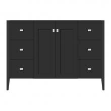 Strasser Woodenwork 72-017 - 48 X 21.5 X 34.5 Newhalem Vanity Slab Sat Black Sb