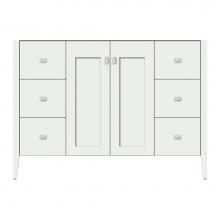 Strasser Woodenwork 72-019 - 48 X 21.5 X 34.5 Newhalem Vanity Slab Powder Grey Sb