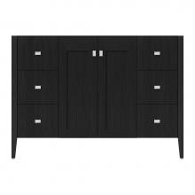 Strasser Woodenwork 72-041 - 48 X 19 X 34.5 Newhalem Vanity Slab Midnight Oak Sb