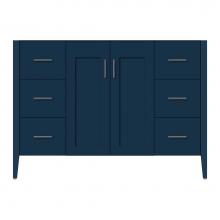 Strasser Woodenwork 72-025 - 48 X 21.5 X 34.5 Newhalem Vanity Slab Lapis Night Sb