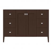 Strasser Woodenwork 72-046 - 48 X 19 X 34.5 Newhalem Vanity Slab Choc Oak Sb
