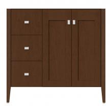 Strasser Woodenwork 72-143 - 36 X 21.5 X 34.5 Newhalem Vanity Slab Pecan Cherry Lh