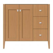 Strasser Woodenwork 72-145 - 36 X 21.5 X 34.5 Newhalem Vanity Slab Nat Oak Rh