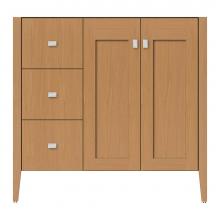 Strasser Woodenwork 72-197 - 36 X 19 X 34.5 Newhalem Vanity Slab Nat Oak Lh