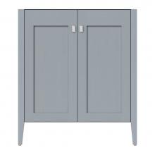Strasser Woodenwork 72-225 - 30 X 21.5 X 34.5 Newhalem Vanity Slab Silver Oak Std
