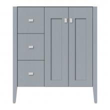 Strasser Woodenwork 72-227 - 30 X 21.5 X 34.5 Newhalem Vanity Slab Silver Oak Lh