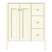 Strasser Woodenwork 72-238 - 30 X 21.5 X 34.5 Newhalem Vanity Slab Sat Biscuit Rh