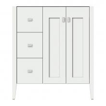 Strasser Woodenwork 72-242 - 30 X 21.5 X 34.5 Newhalem Vanity Slab Powder Grey Lh