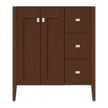 Strasser Woodenwork 72-244 - 30 X 21.5 X 34.5 Newhalem Vanity Slab Pecan Cherry Rh