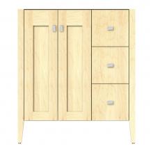 Strasser Woodenwork 72-301 - 30 X 19 X 34.5 Newhalem Vanity Slab Nat Maple Rh