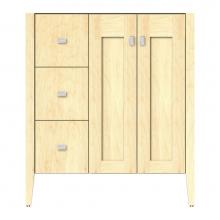 Strasser Woodenwork 72-251 - 30 X 21.5 X 34.5 Newhalem Vanity Slab Nat Maple Lh