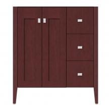 Strasser Woodenwork 72-265 - 30 X 21.5 X 34.5 Newhalem Vanity Slab Dk Cherry Rh