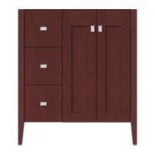 Strasser Woodenwork 72-266 - 30 X 21.5 X 34.5 Newhalem Vanity Slab Dk Cherry Lh