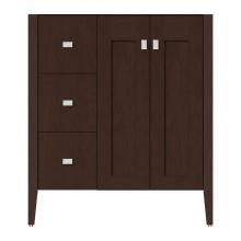 Strasser Woodenwork 72-326 - 30 X 19 X 34.5 Newhalem Vanity Slab Choc Cherry Lh