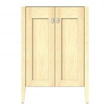 Strasser Woodenwork 72-352 - 24 X 19 X 34.5 Newhalem Vanity Slab Nat Maple Std