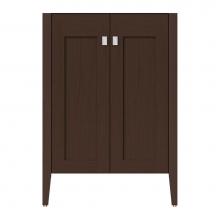 Strasser Woodenwork 72-359 - 24 X 19 X 34.5 Newhalem Vanity Slab Choc Oak Std