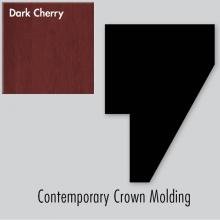 Strasser Woodenwork 84.402 - 1.75 X 1.25 X 72 Contemp Crown Strip Dk Cherry