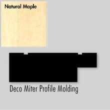 Strasser Woodenwork 83.402 - 2.25 X .75 X 72 Molding Deco Miter Nat Maple