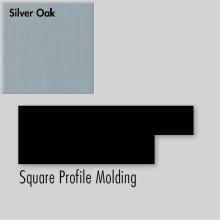 Strasser Woodenwork 83.220 - 2.25 X .75 X 72 Molding Square Silver Oak