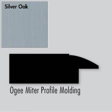 Strasser Woodenwork 83.420 - 2.25 X .75 X 72 Molding Ogee Miter Silver Oak