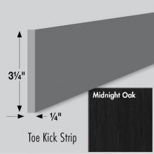 Strasser Woodenwork 83.072 - 3.25 X .25 X 84 Toe Kick Strip Midnight Oak