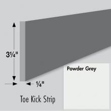 Strasser Woodenwork 83.341 - 3.25 X .25 X 84 Toe Kick Strip Powder Grey