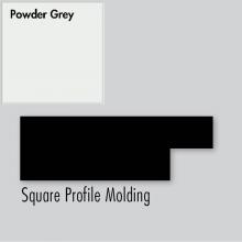 Strasser Woodenwork 83.337 - 2.25 X .75 X 72 Molding Square Powder Grey