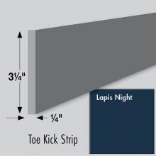 Strasser Woodenwork 83-005 - 3.25 X .25 X 84 Toe Kick Strip Lapis Night