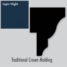 Strasser Woodenwork 83-007 - 2 X 1.25 X 72 Traditional Crown Strip Lapis Night