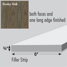 Strasser Woodenwork 85-039 - 6 X .75 X 84 Filler Dusky Oak
