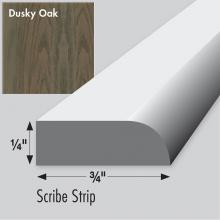 Strasser Woodenwork 85-002 - .75 X .25 X 48 Scribe Dusky Oak