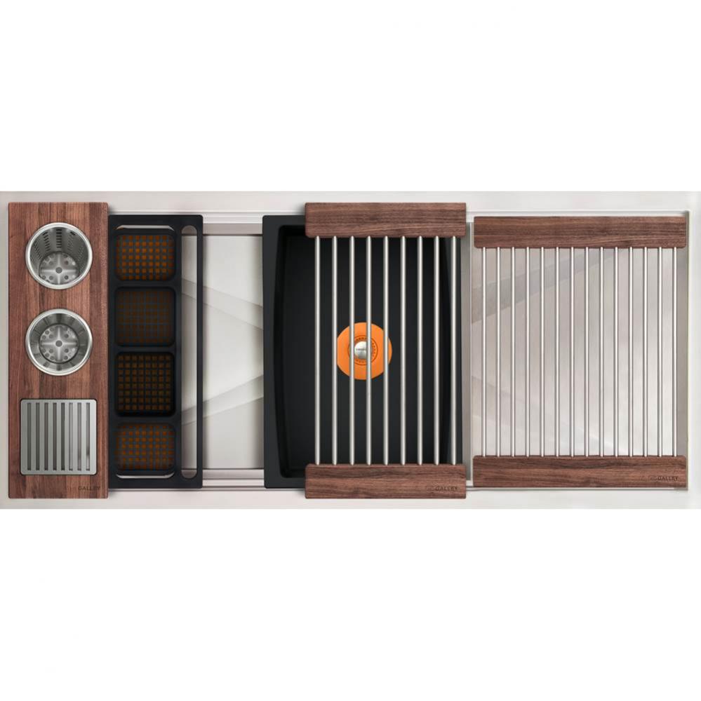 Ideal WashStation™ 30S Plus 12'' DryDock® Drain Side, Four Tool Wash Kit, One Dry