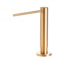 The Galley ISD-1-YSS - Ideal Soap Dispenser in PVD Brushed Gold Stainless Steel