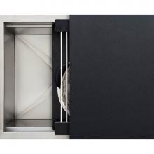 The Galley IWS-2-C-GT - Ideal Workstation 2C with Five Tool Culinary Kit in Graphite Wood Composite