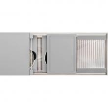 The Galley IWS-3-S-DD-12-S-TT-GR - Ideal ThinTop™ Workstation 3S Plus 12'' DryDock® Drain Side, Four Tool Culinary K