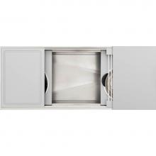 The Galley IWS-4-S-TT-GR - Ideal ThinTop™ Workstation 4S with Five Tool Culinary Kit in Exclusive Gray Resin