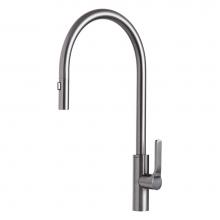 The Galley IWT-D-GSS-HF - Ideal Tap High-Flow in PVD Gun Metal Gray  Stainless Steel