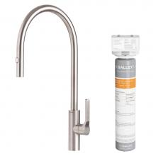 The Galley IWTF-D-MSS-HF - Ideal Tap High-Flow in Matte Stainless Steel and Water Filtration System