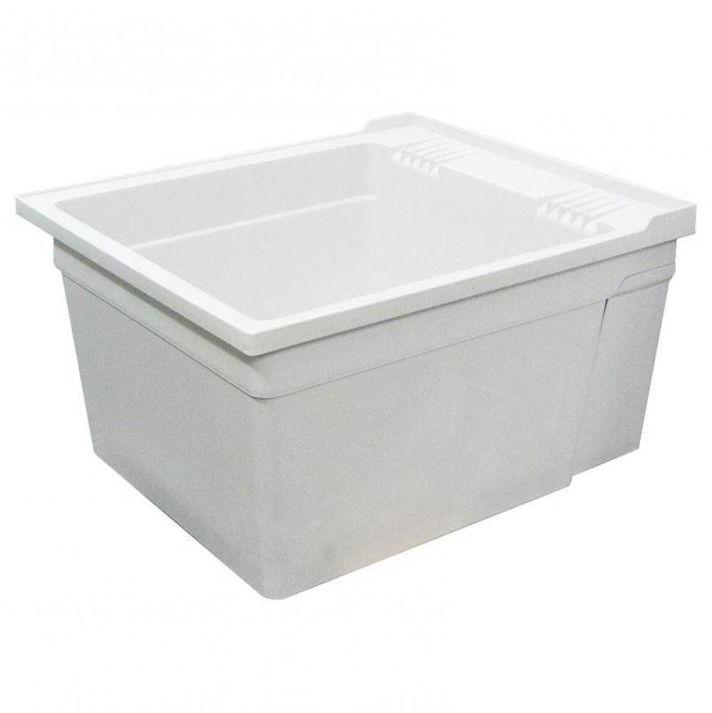 Compostite 22-in Wall Mounted Laundry Tub