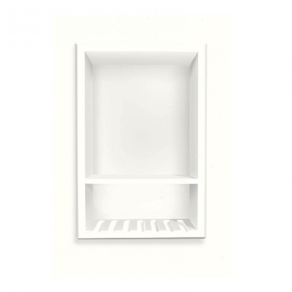 Decor 10'' x 15'' Recessed Shampoo Caddy in White