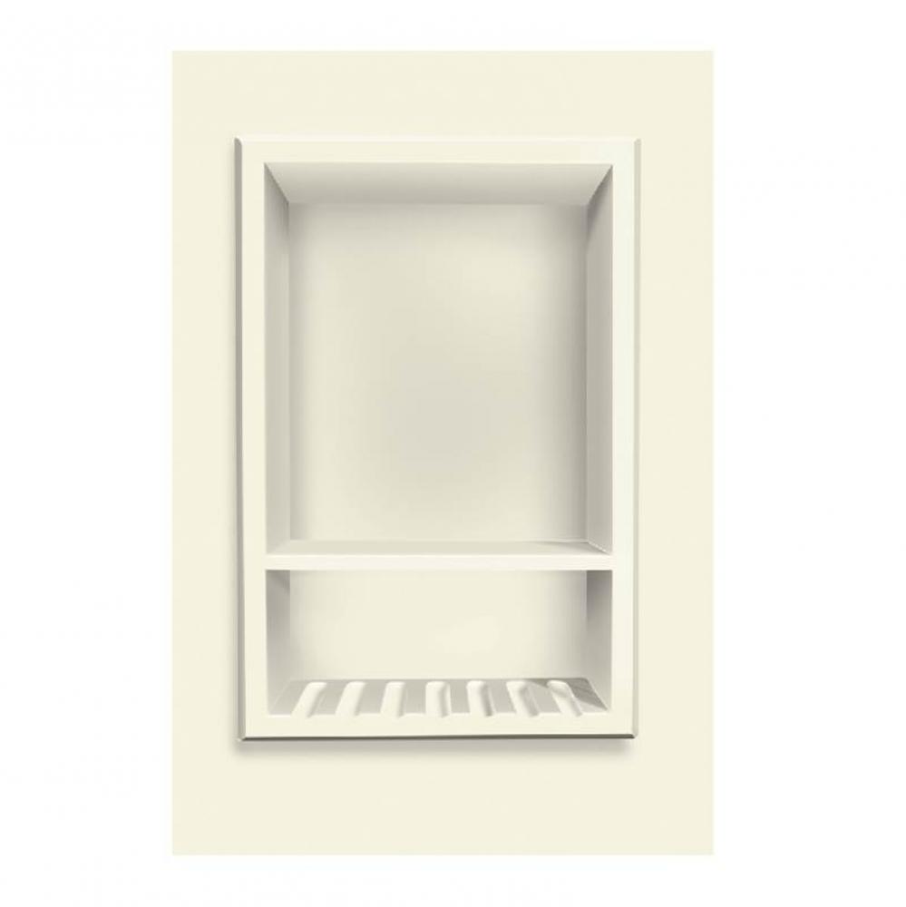 Decor 10'' x 15'' Recessed Shampoo Caddy in Biscuit